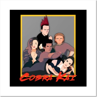 cobra kai kids vector box Posters and Art